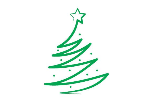 Christmas Tree - Line Art Review for Sellers