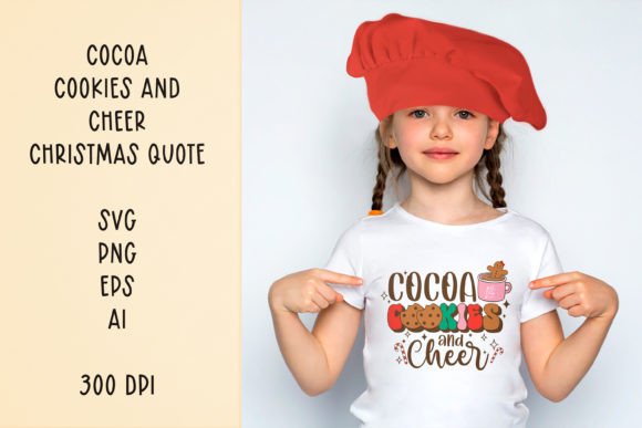Cocoa Cookies and Cheer SVG for Crafts & Design