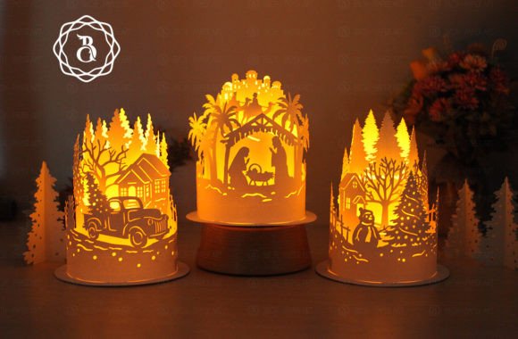 Combo 3 Items Christmas Paper Lanterns: A Designer's Review