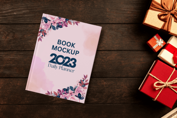 Cover Book Mockup Psd: Elevate Christmas Amp Content