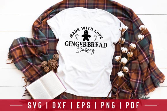 Gingerbread Bakery SVG, Gingerbread SVG for Crafts & Sellers