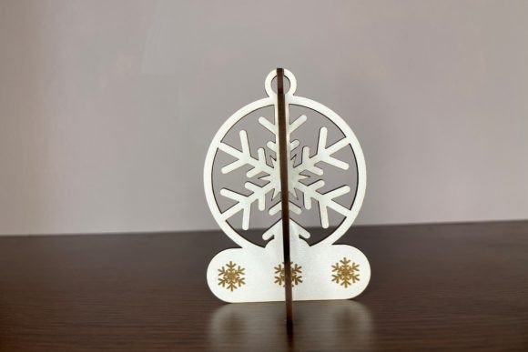Laser Cut Christmas Bauble - Snowflake Freebies for Brands
