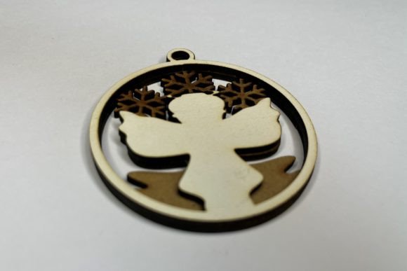 Layered Christmas Bauble - Angel Embroidery Review