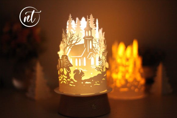 Merry Christmas Paper Lanterns for Festive Crafts