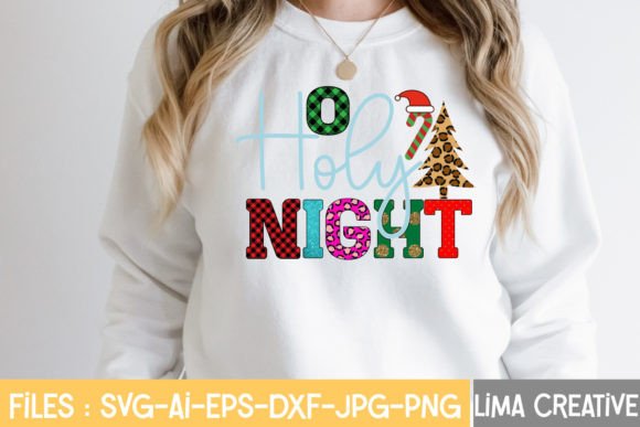 O Holi Night Sublimation Design for T-Shirt Designs and Blog Graphics