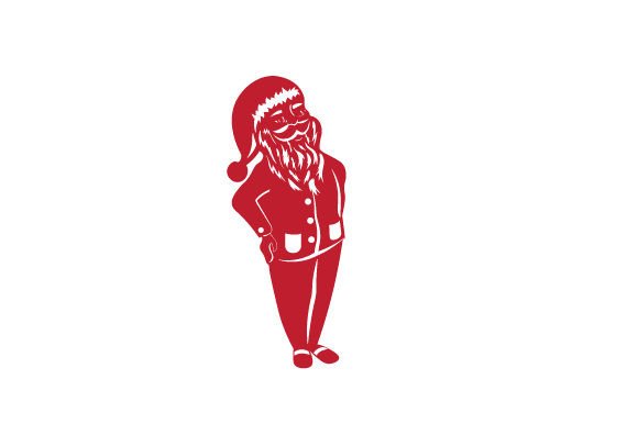 Santa Claus Wearing Pajamas: A Christmas Design Asset Review