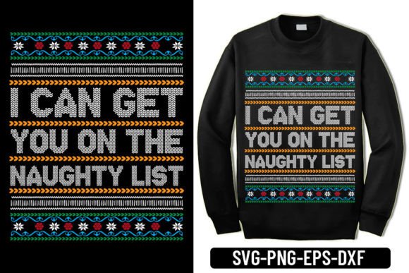 Ugly Sweater - I Can Get You on the Nau T-Shirt Designs Review